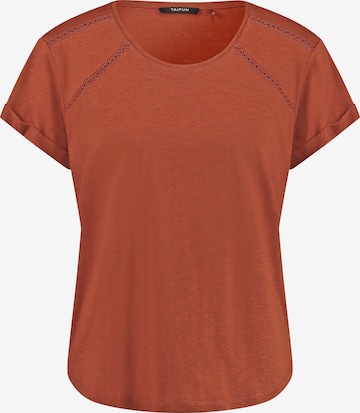 TAIFUN Shirt in Brown: front