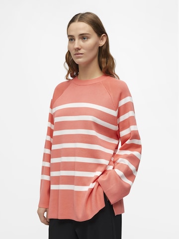 Pull-over 'Ester' OBJECT en rouge : devant