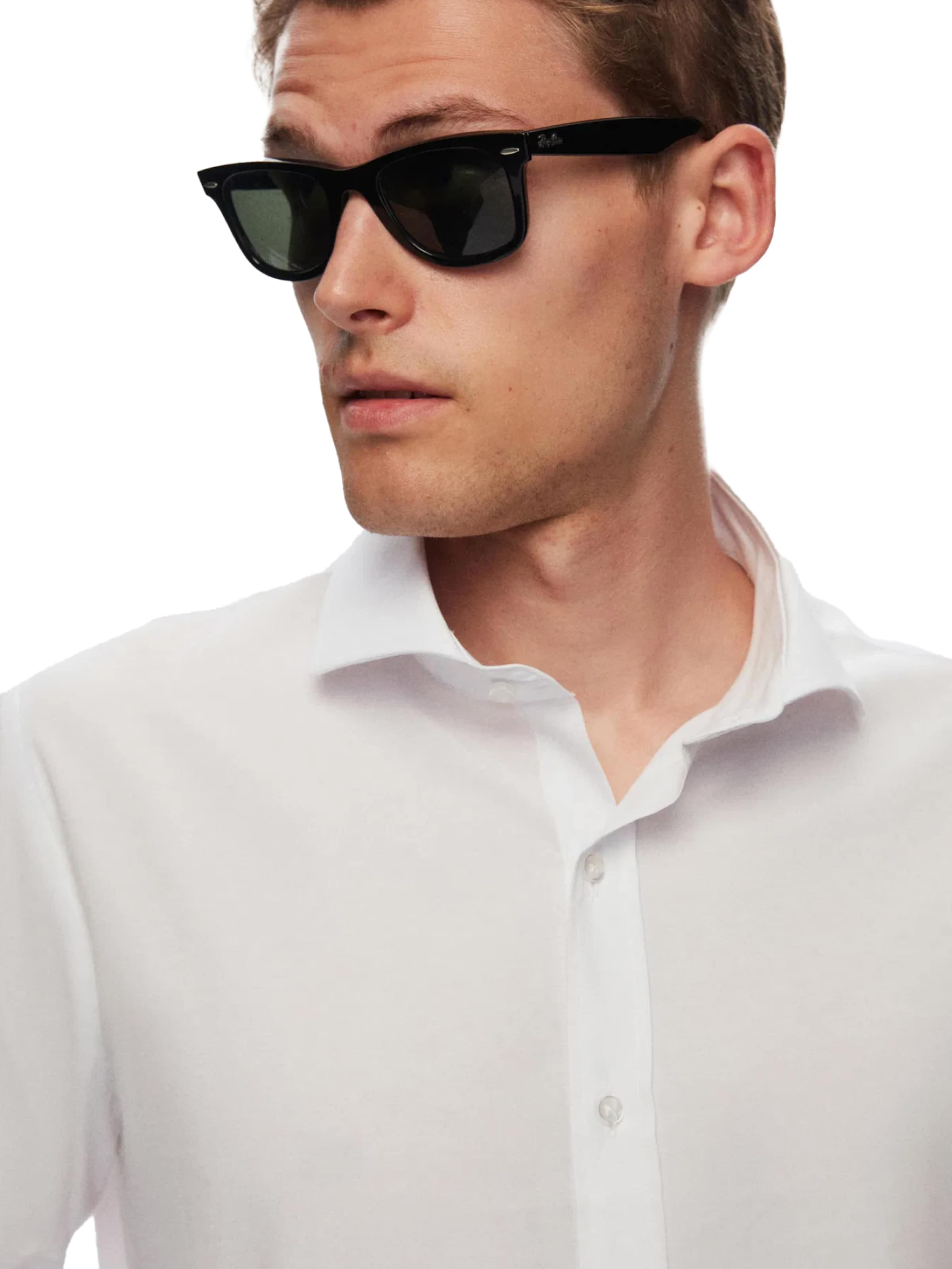 D’S Damat Regular fit Overhemd in Wit