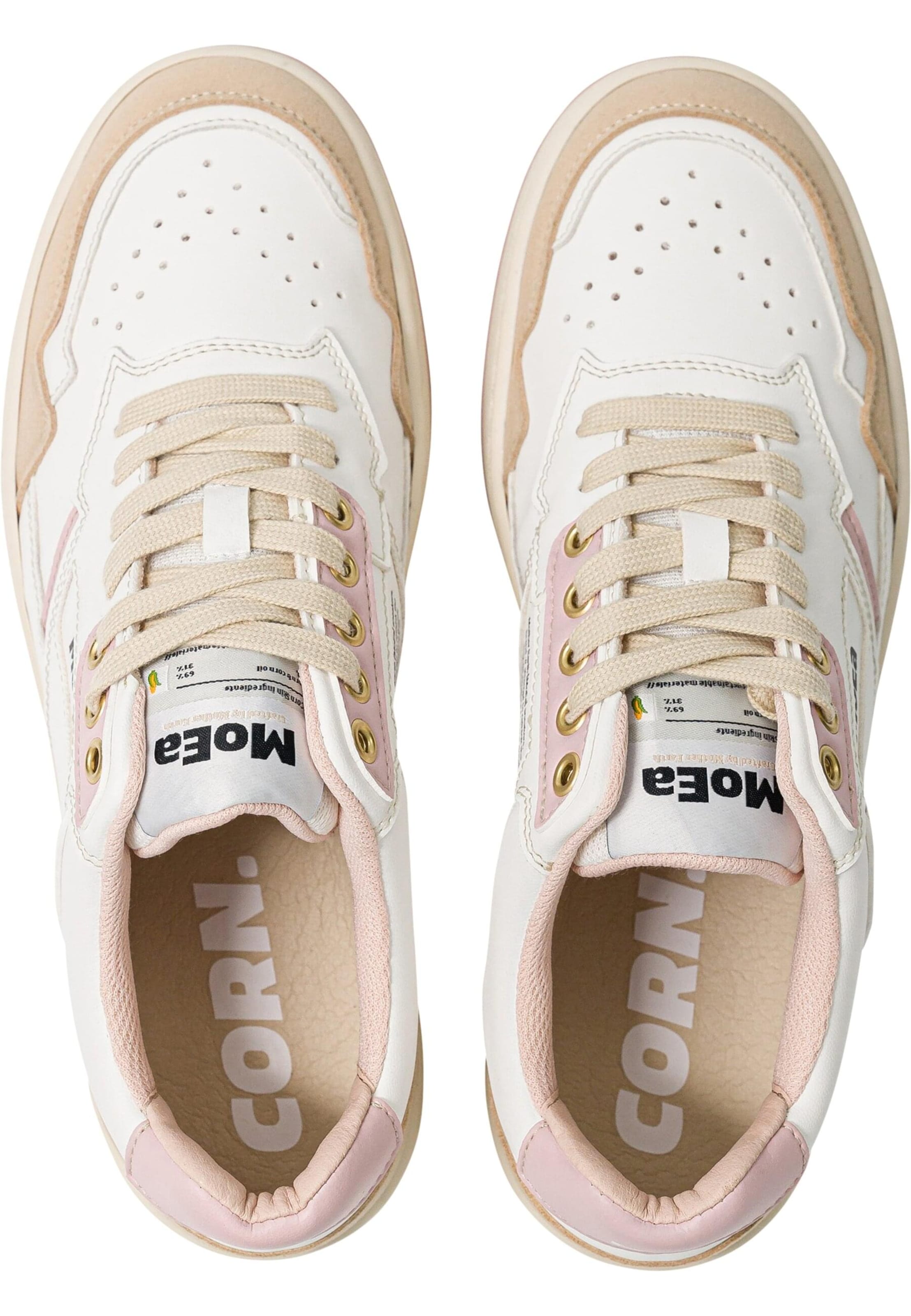 Sneaker bassa 'Gen1' di MoEa in bianco