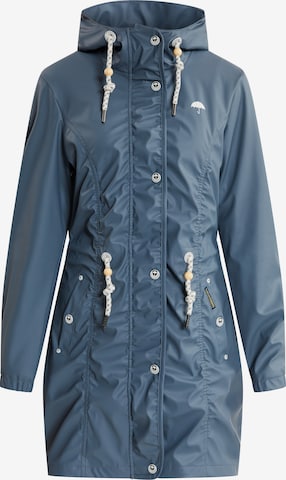 Schmuddelwedda Raincoat in Blue: front