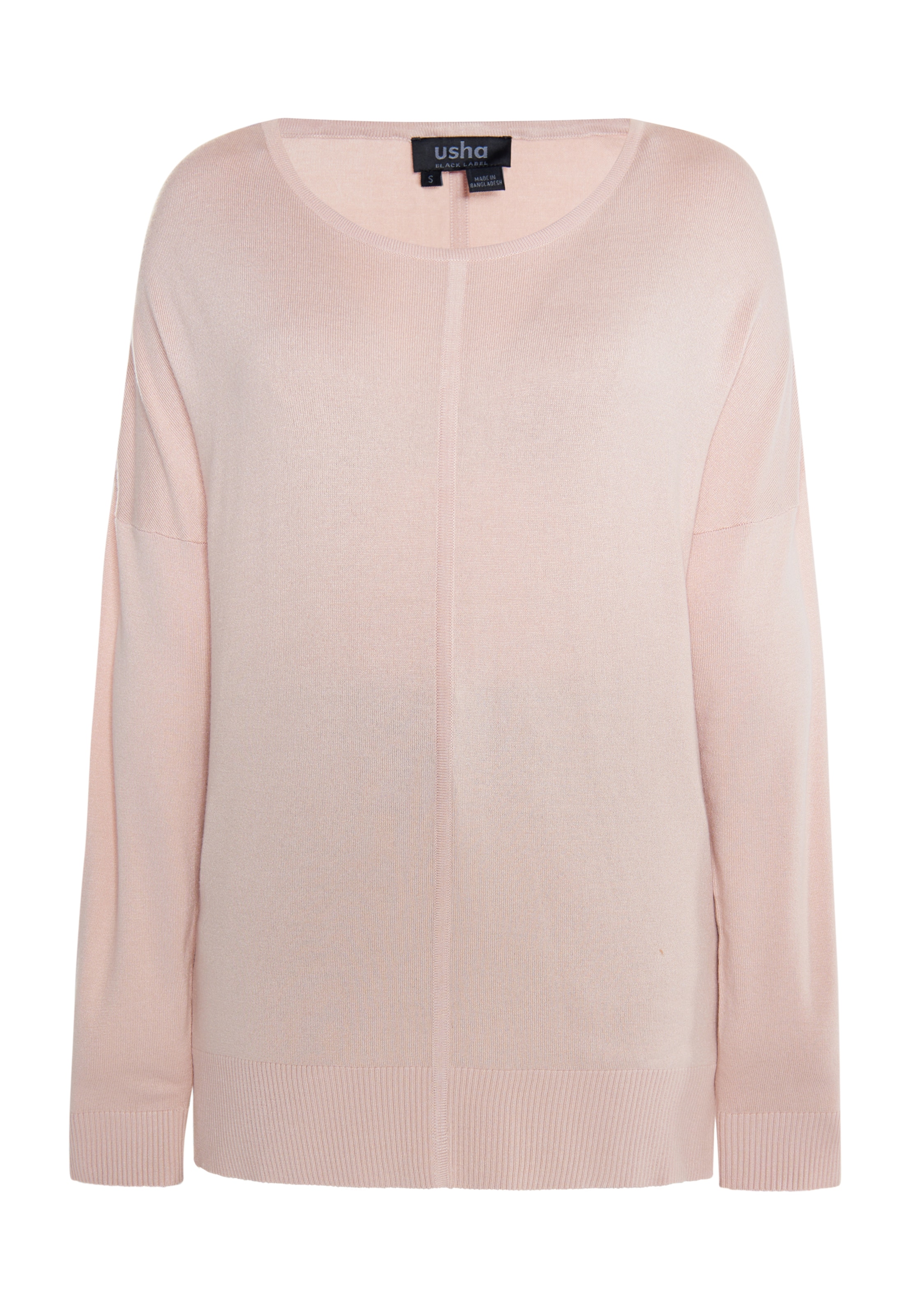 usha BLACK LABEL Trui 'Nowles' in Roze: voorkant