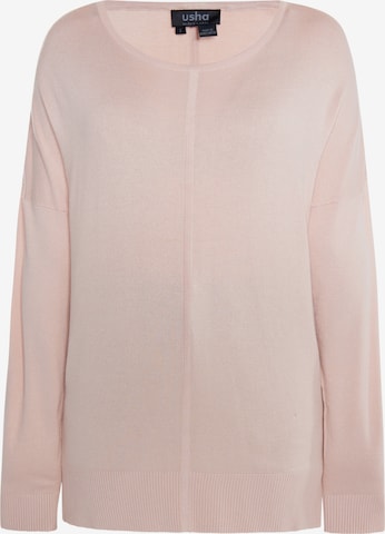 Pull-over 'Nowles' usha BLACK LABEL en rose : devant