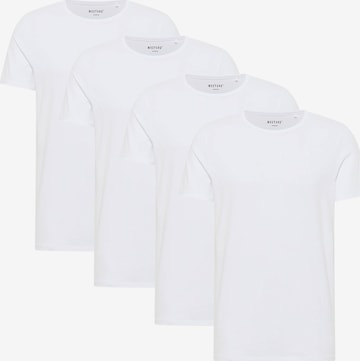 MUSTANG Tričko – bílá: přední strana