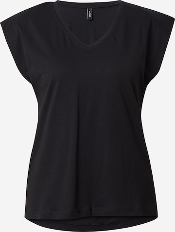 Tricou 'ONLHENRIETTA' de la ONLY pe negru: față