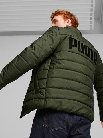 PUMA Weatherproof jacket 'Essentials+' in Green