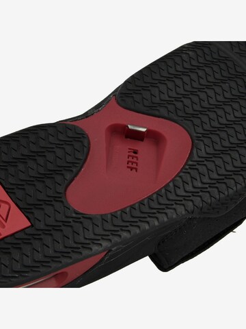 REEF Beach & Pool Shoes 'Fanning Slide' in Black