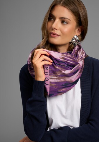 LAURA SCOTT Schlauchschal in Lila