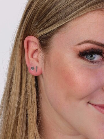 Lucardi Earrings in Silver