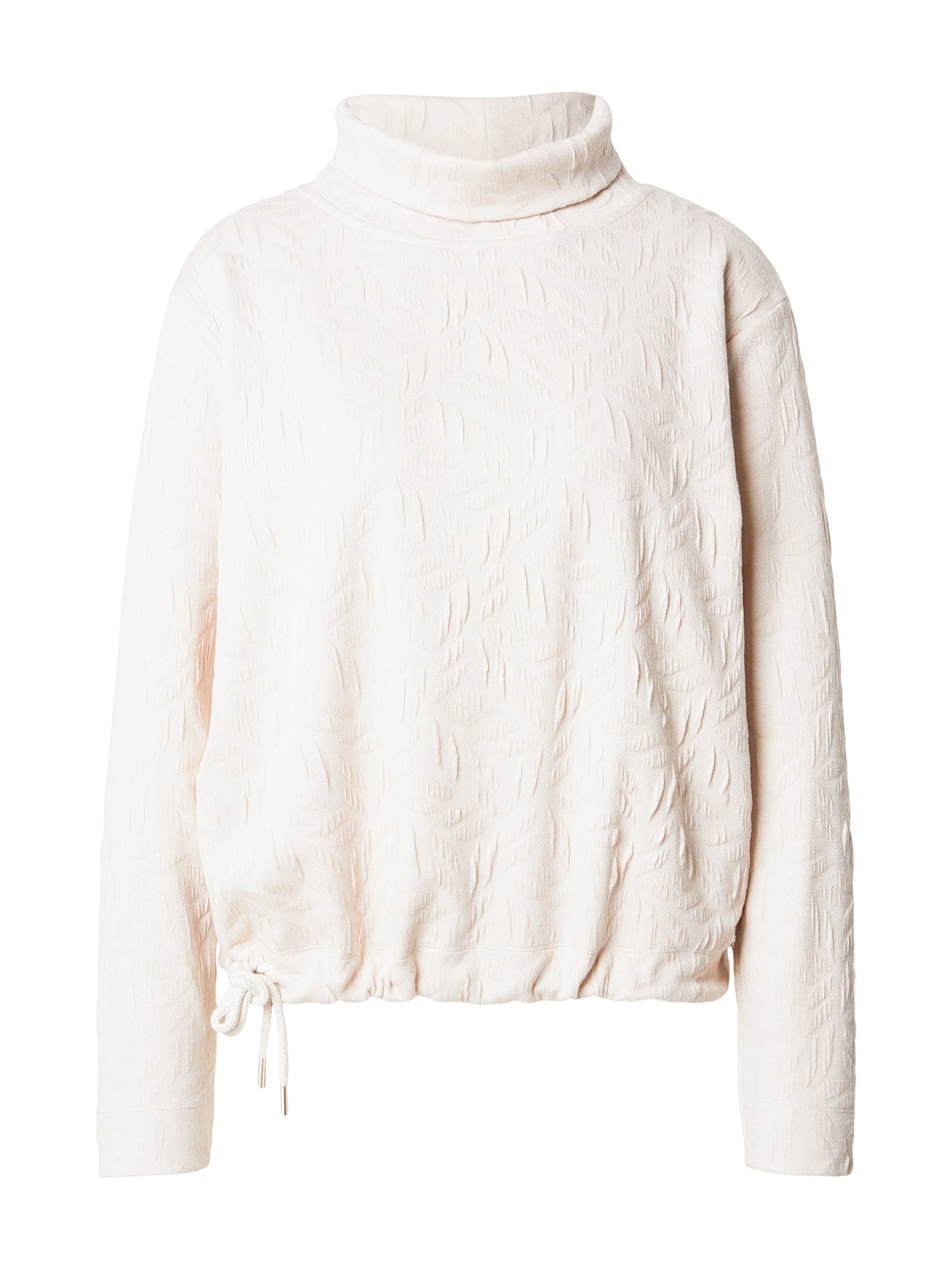 Bluză de molton 'Le44ah' de la ZABAIONE pe bej: față