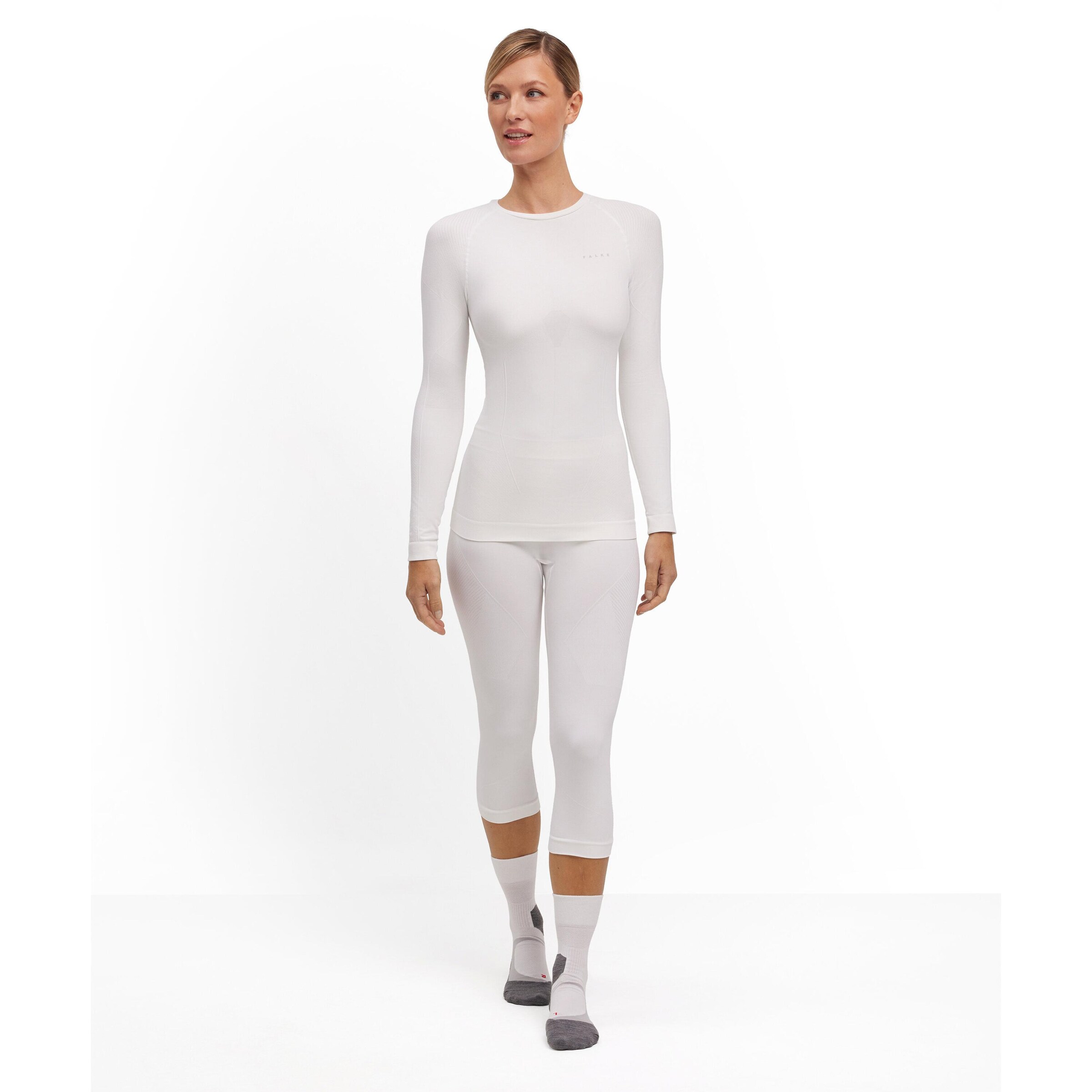 FALKE Performance Shirt 'Warm' in White