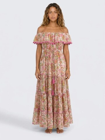 Miss June Šaty 'Robe Longue Karina' – pink