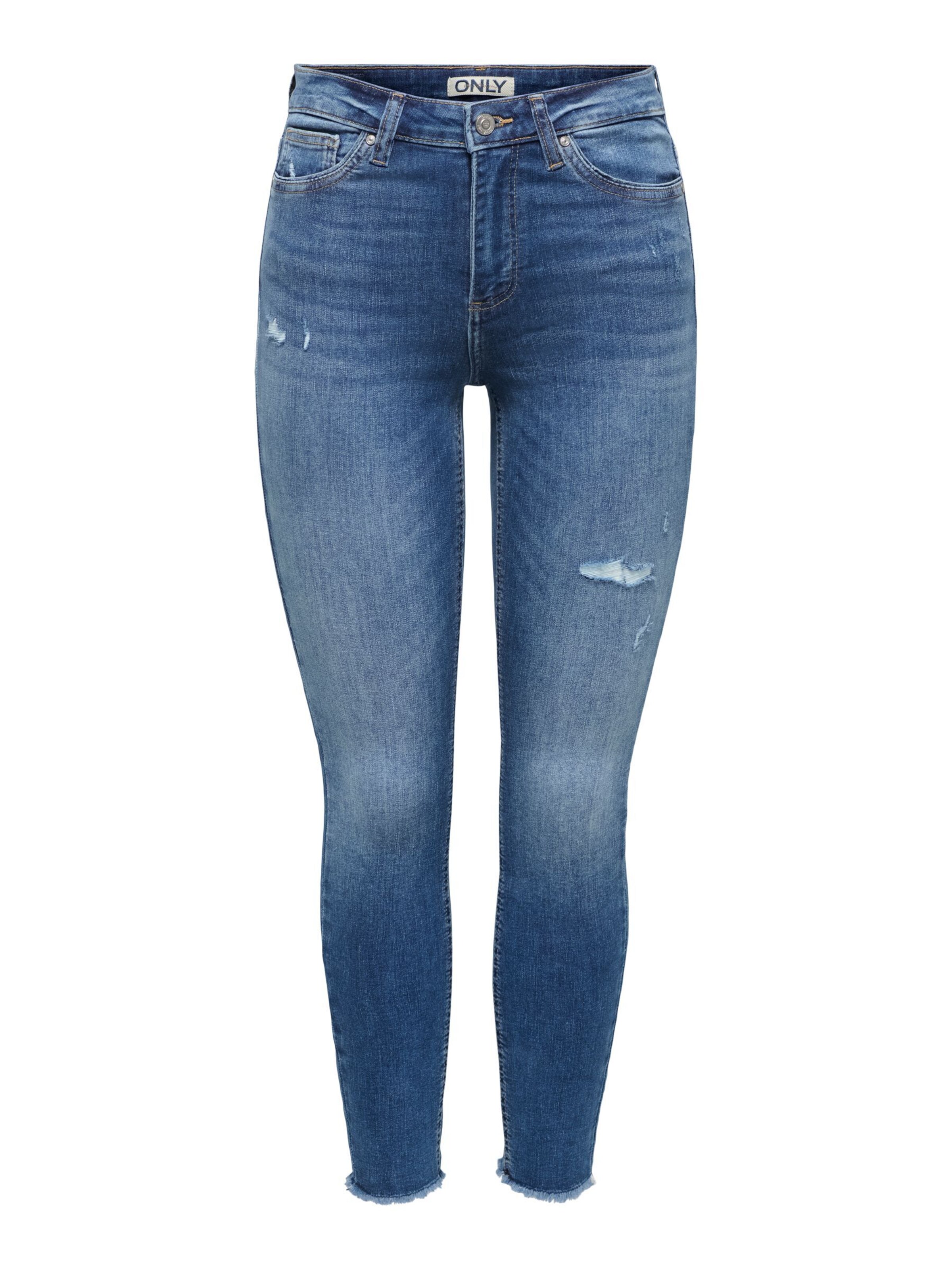 ONLY Skinny Jeans 'ONLWauw' in Blauw: voorkant