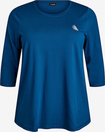 Tricou de la Active by Zizzi pe albastru: față
