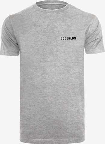 F4NT4STIC Shirt 'Bodenlos' in Grijs: voorkant