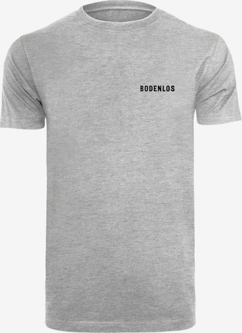 F4NT4STIC Shirt 'Bodenlos' in Grey: front