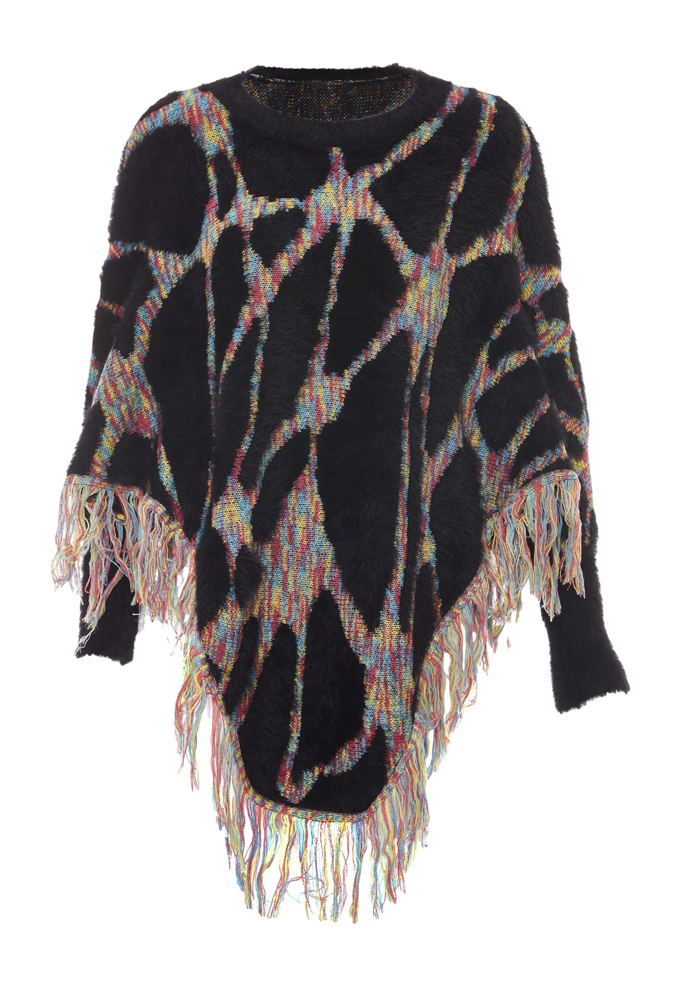ebeeza Cape in Black: front