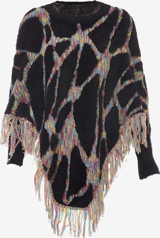 ebeeza Cape in Black: front