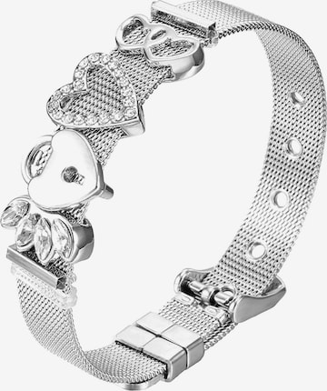 Heideman Bracelet 'Mesh' in Silver: front