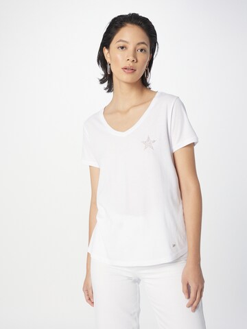 T-shirt Key Largo en blanc : devant