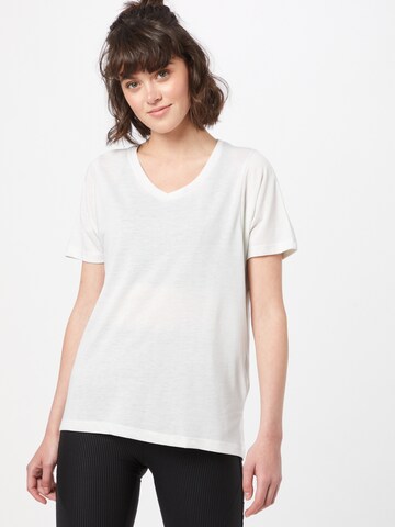 ONLY PLAY - Camisa funcionais 'MEE' em branco: frente