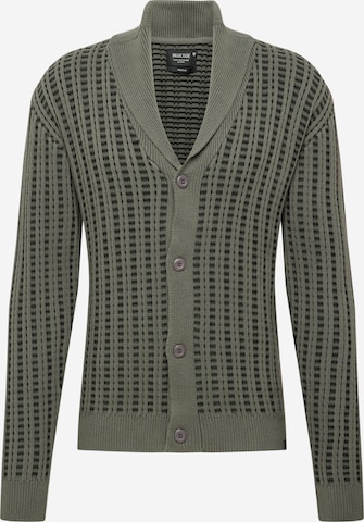 INDICODE JEANS Strickjacke 'Farley' in Grau: predná strana