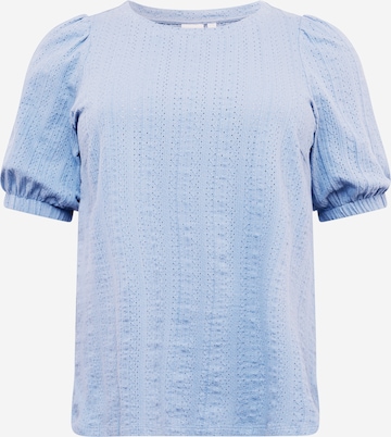 EVOKED - Camisa 'LIBRE' em azul: frente