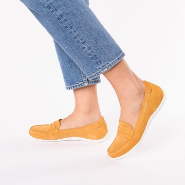 GEOX Moccasins 'Vega' in Yellow