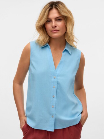VERO MODA Bluse 'VMMymilo' i blå: forside