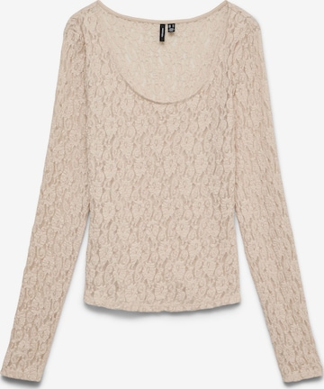 VERO MODA Top 'VMFlora' in Beige: front