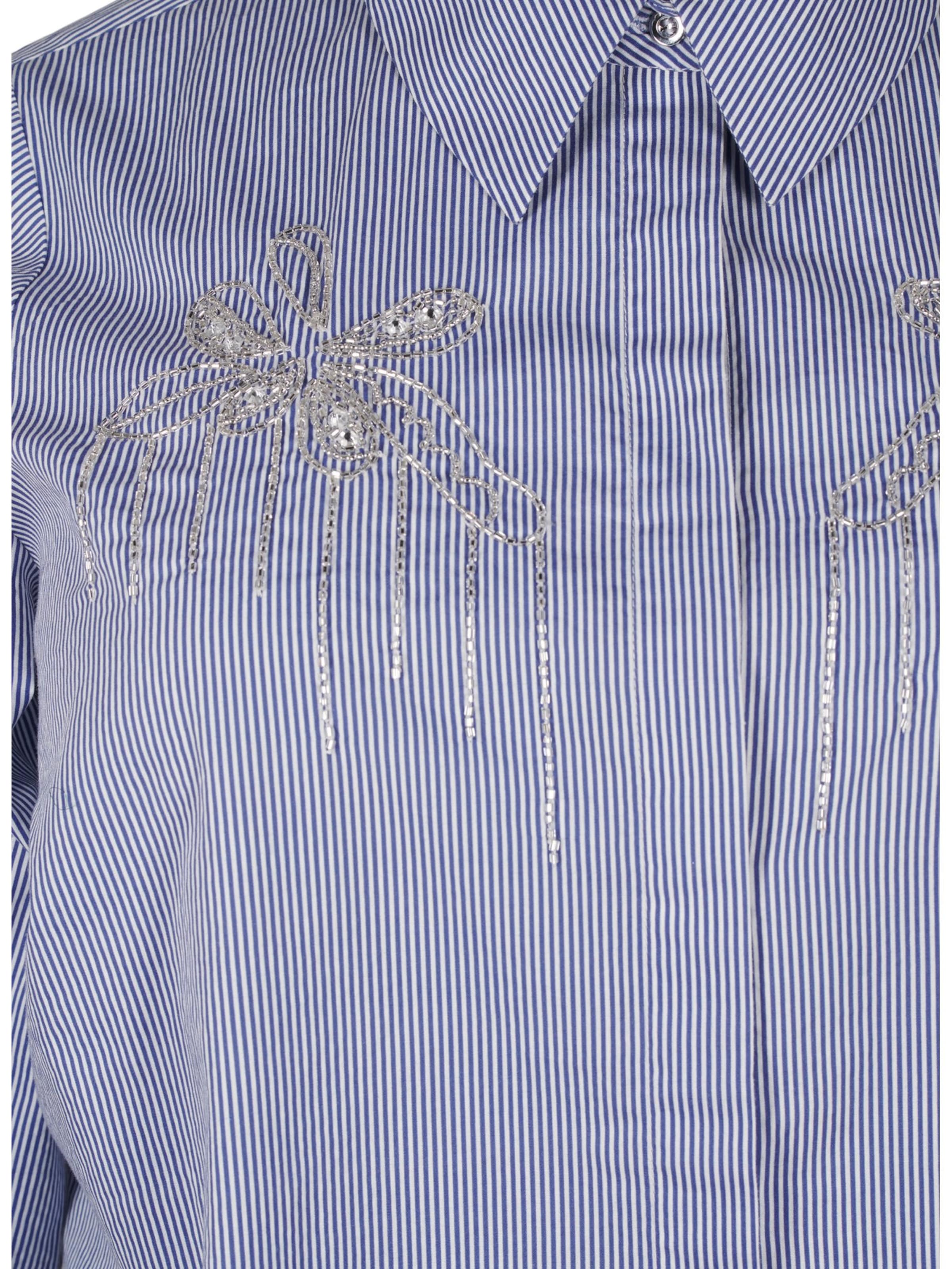 Zizzi Blouse 'ESALINA' in Blue