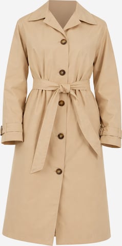 Manteau mi-saison BRAVE SOUL en jaune : devant