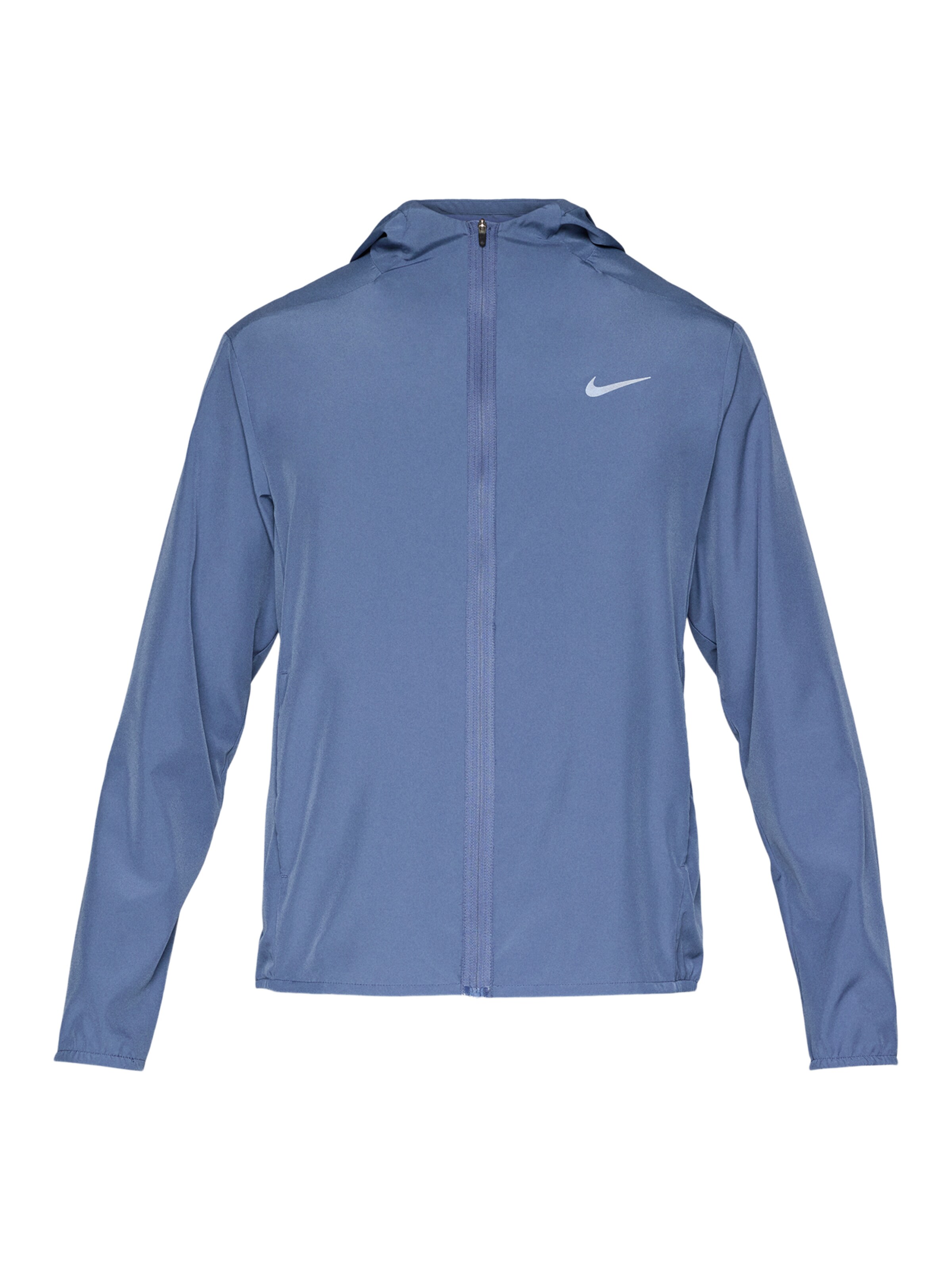 NIKE Trainingsjack 'Form' in Blauw: voorkant
