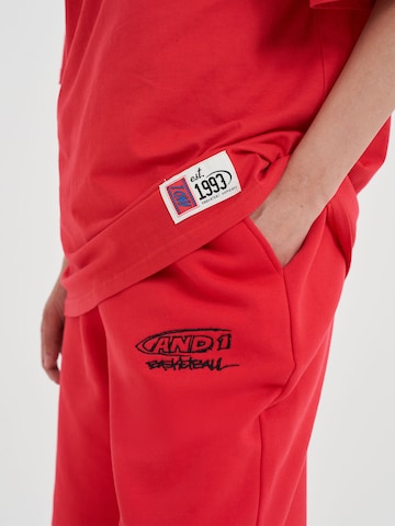 AND1 Zvonové kalhoty Kalhoty – červená
