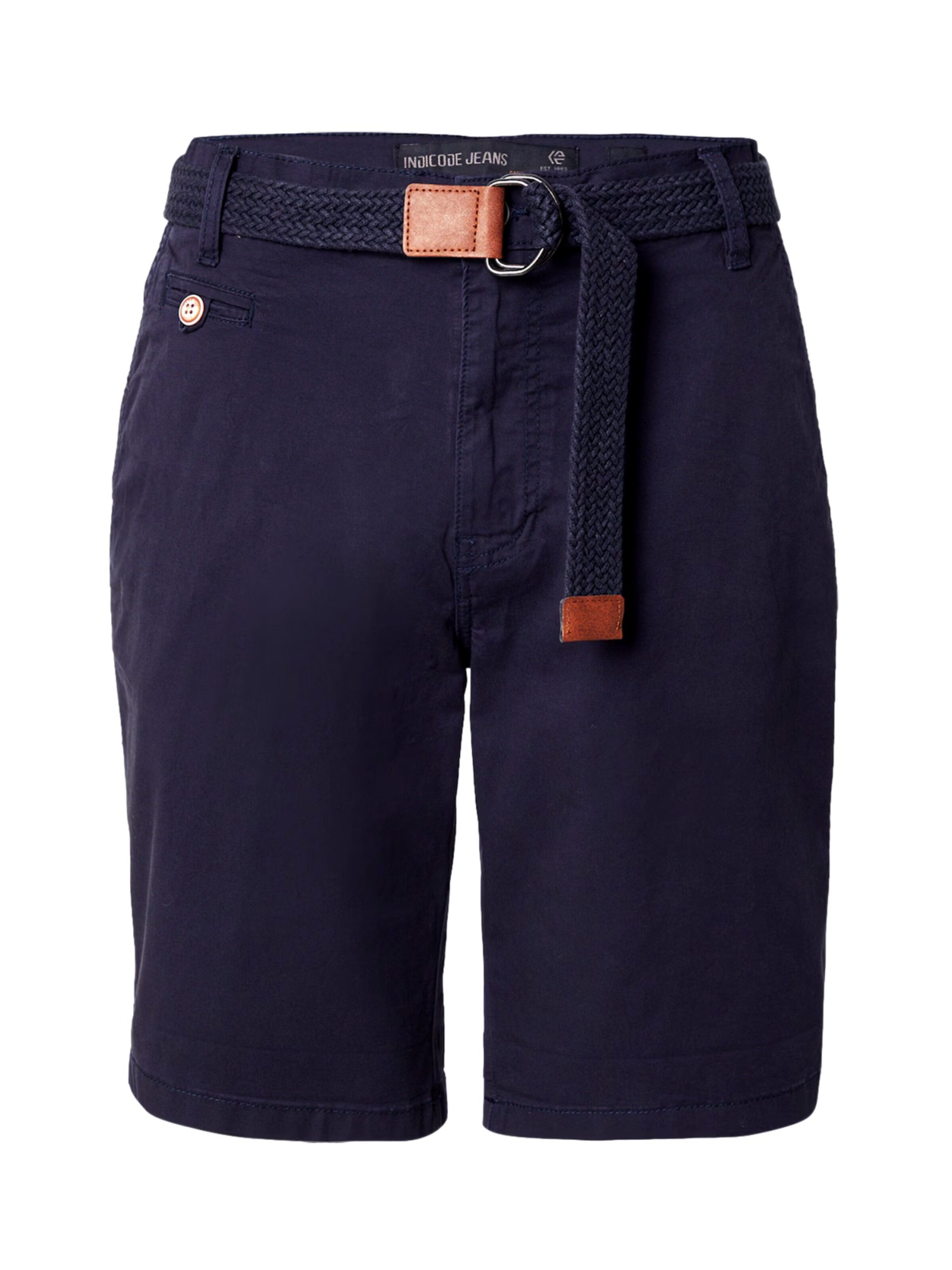 INDICODE Regular Broek in Blauw: voorkant