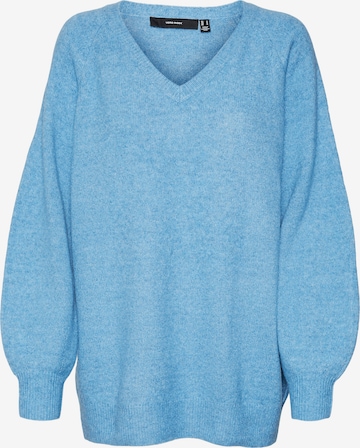 Pull-over 'VMLeaf' VERO MODA en bleu : devant