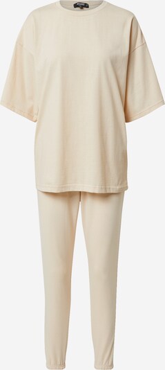 Missguided Petite Traje para estar en casa en beige, Vista del producto