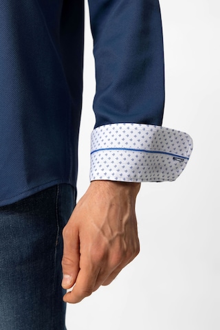 DENIM CULTURE Regular fit Button Up Shirt 'Arne' in Blue