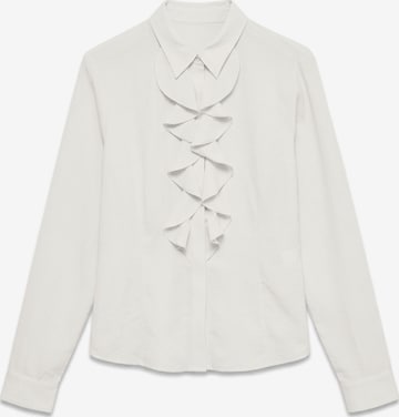 Chemisier VERO MODA en blanc : devant
