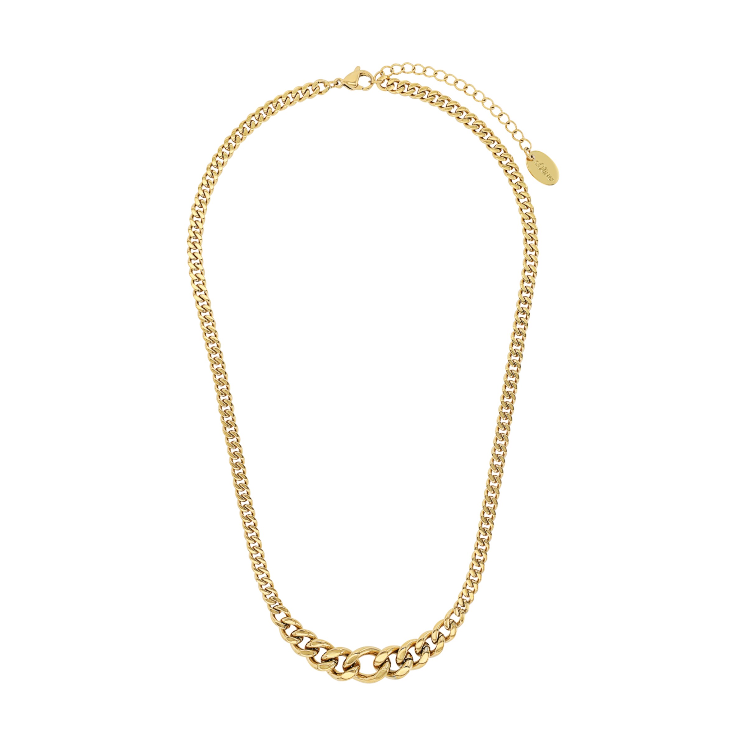 s.Oliver Necklace in Gold: front