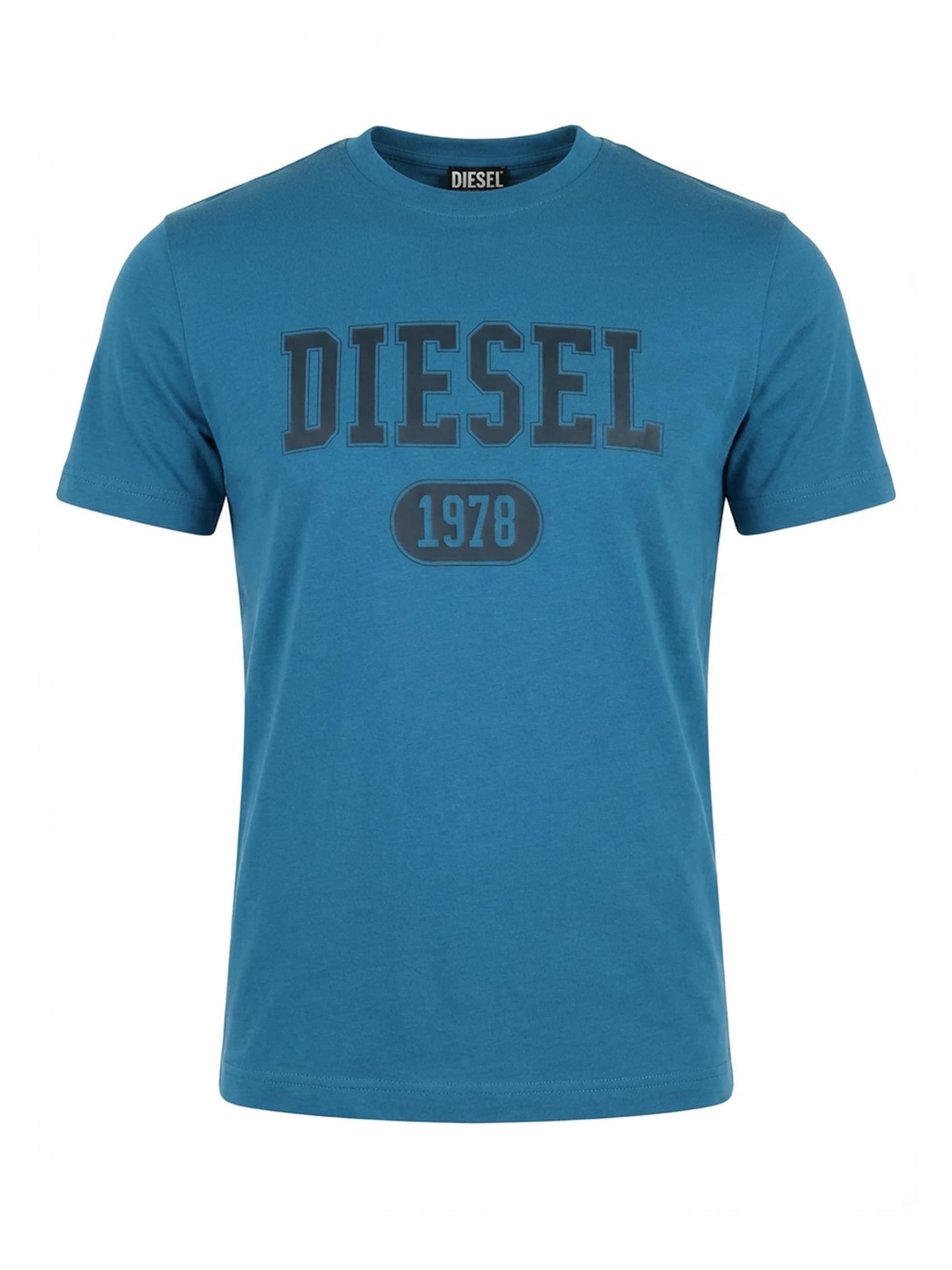 Maglietta 'T-DIEGOR 1-A' di DIESEL in blu: frontale