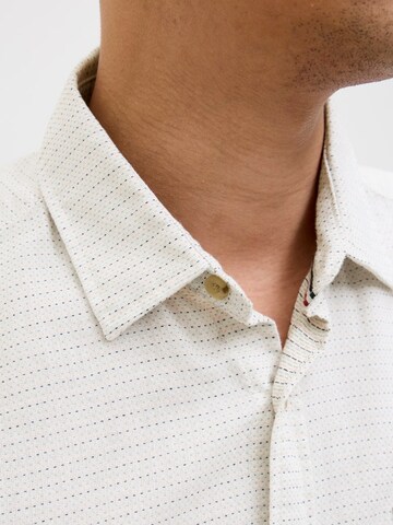 JACK & JONES Comfort Fit Πουκάμισο 'JJAbel' σε λευκό