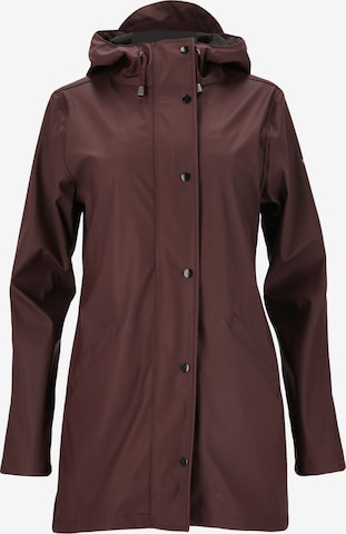 Weather Report Outdoor jacket 'Petra Jr.' in Brown: front
