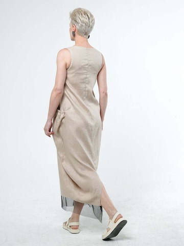 Metamorphoza Summer Dress in Beige