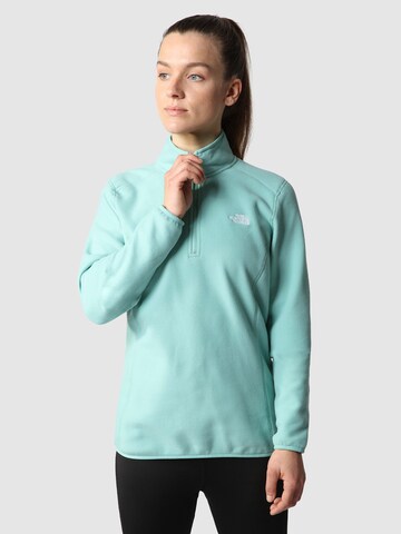 THE NORTH FACE Športen pulover 'GLACIER' | zelena barva: sprednja stran