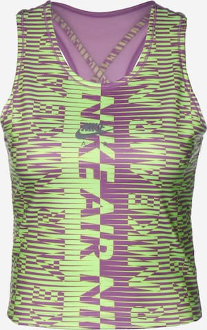 NIKE Sports Top in Green: front