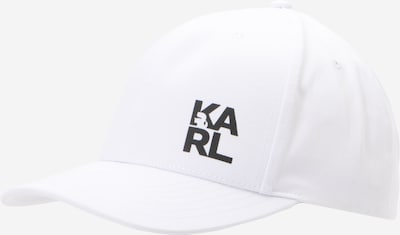 Karl Lagerfeld Lippalakki koossa 55-60 värissä musta / valkoinen, Tuotenäkymä