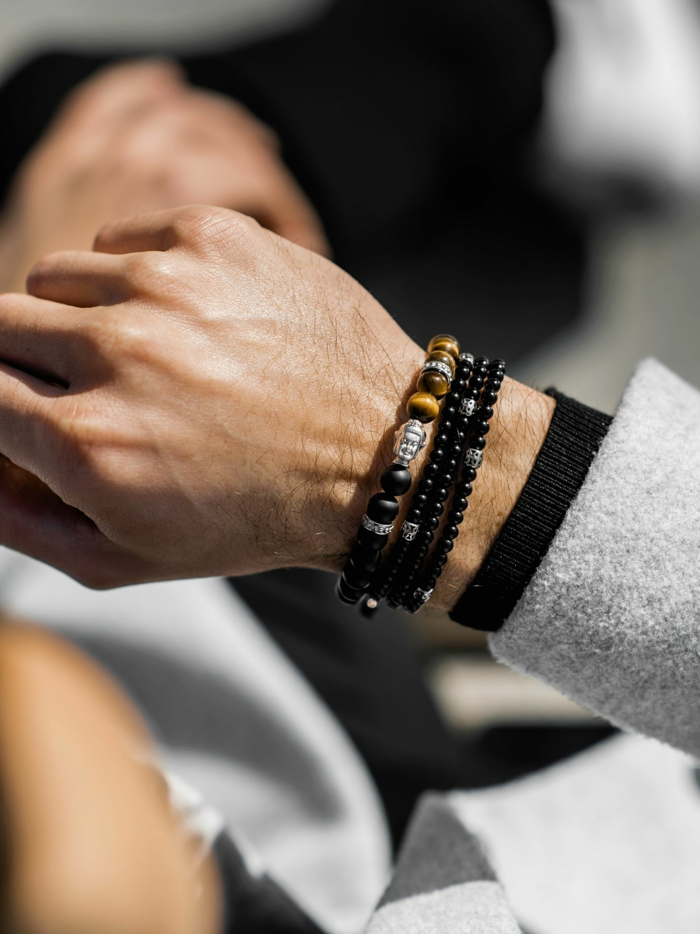 GT Collection Armbånd 'Buddha Head' i sølv