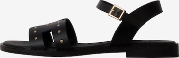 Oh my Sandals Sandale in Schwarz: Vorderseite