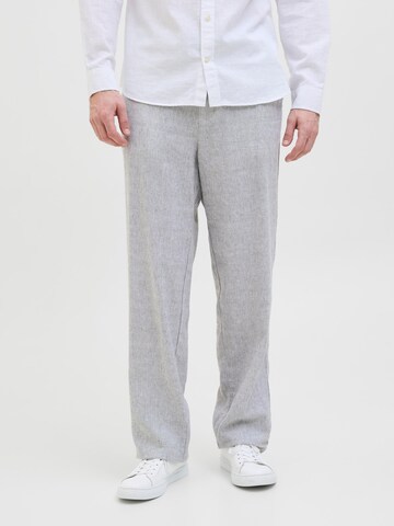 Loosefit Pantalon chino 'JPSTKarl' JACK & JONES en bleu : devant